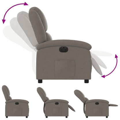 Fauteuil Verstelbaar Elektrisch Stof Taupe Nee Elektrisch verstelbaar