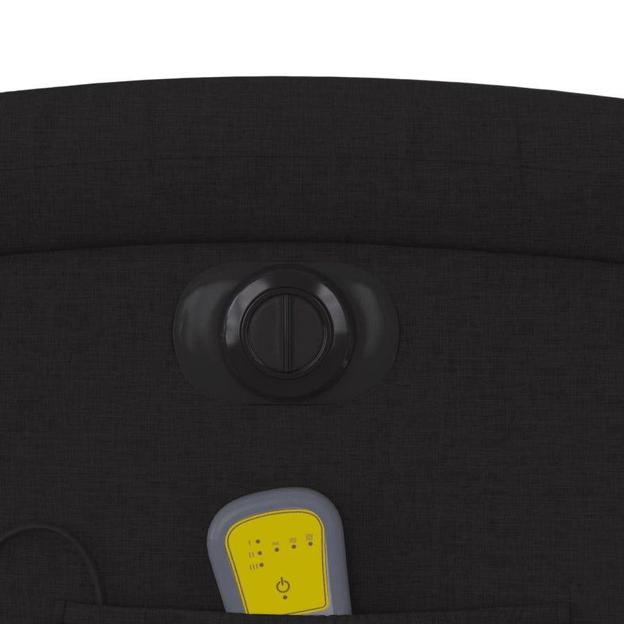 Massagestoel Stof Zwart Ja Elektrisch verstelbaar