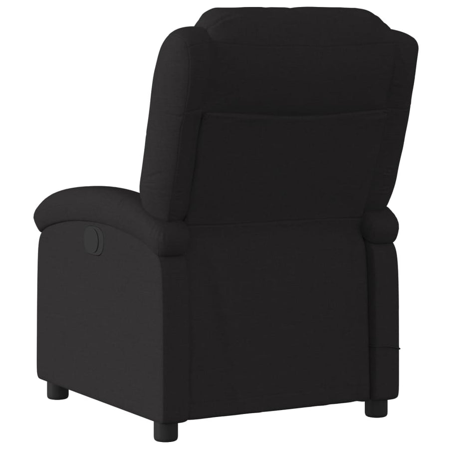 Massagestoel Stof Zwart Ja Elektrisch verstelbaar