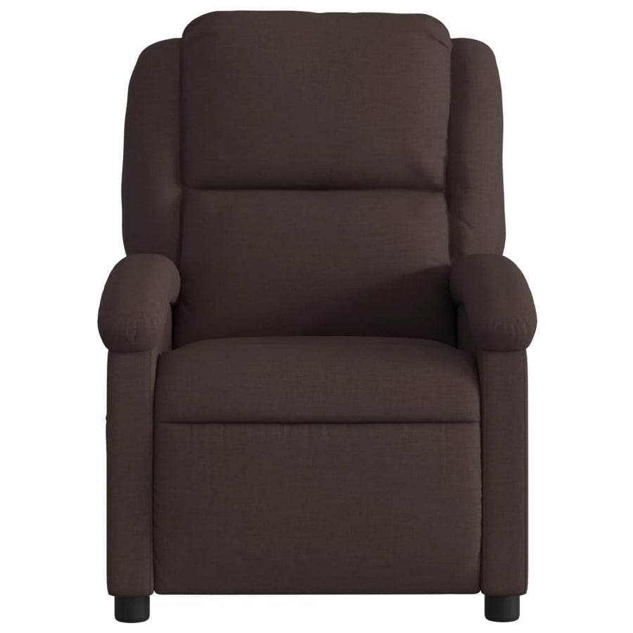 Massagestoel Stof Donkerbruin