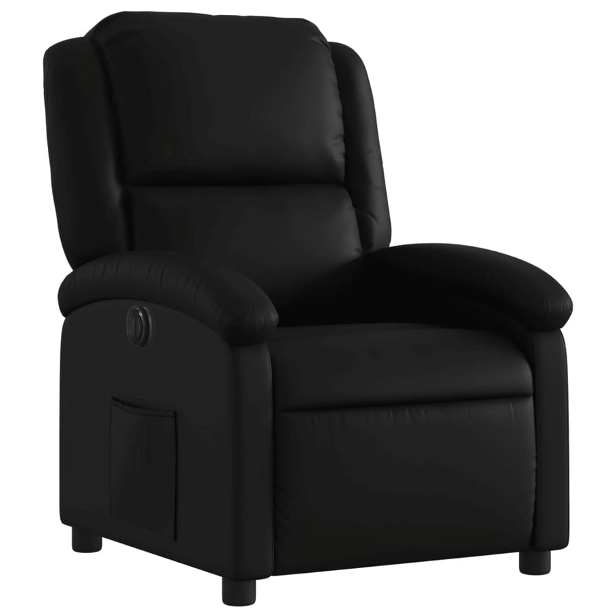 Fauteuil Kunstleer Zwart Nee Elektrisch verstelbaar