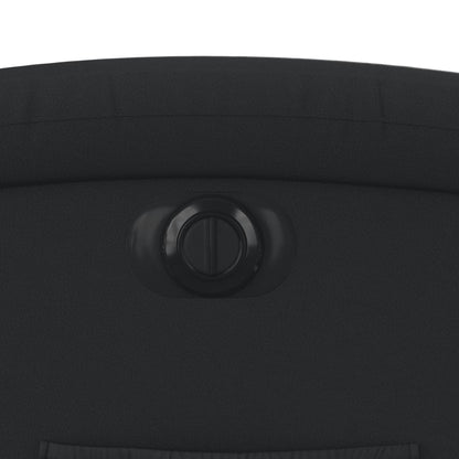 Fauteuil elektrisch verstelbaar echt leer zwart Nee Elektrisch verstelbaar