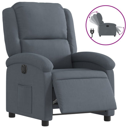 Fauteuil Stof Donkergrijs Nee Elektrisch verstelbaar