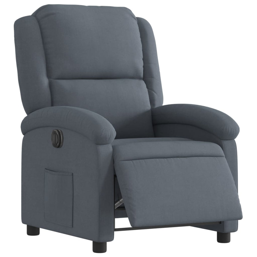 Fauteuil Stof Donkergrijs Nee Elektrisch verstelbaar