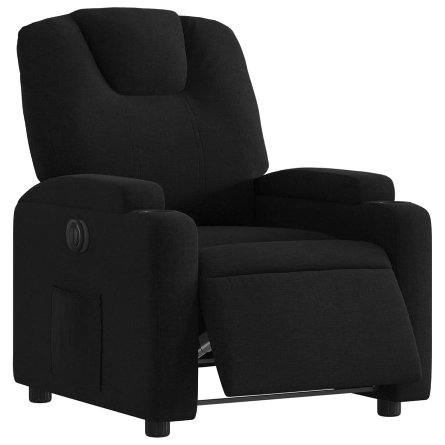 Fauteuil Verstelbaar Elektrisch Stof Zwart 1 Nee Elektrisch verstelbaar
