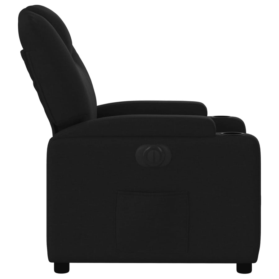 Fauteuil Verstelbaar Elektrisch Stof Zwart 1 Nee Elektrisch verstelbaar