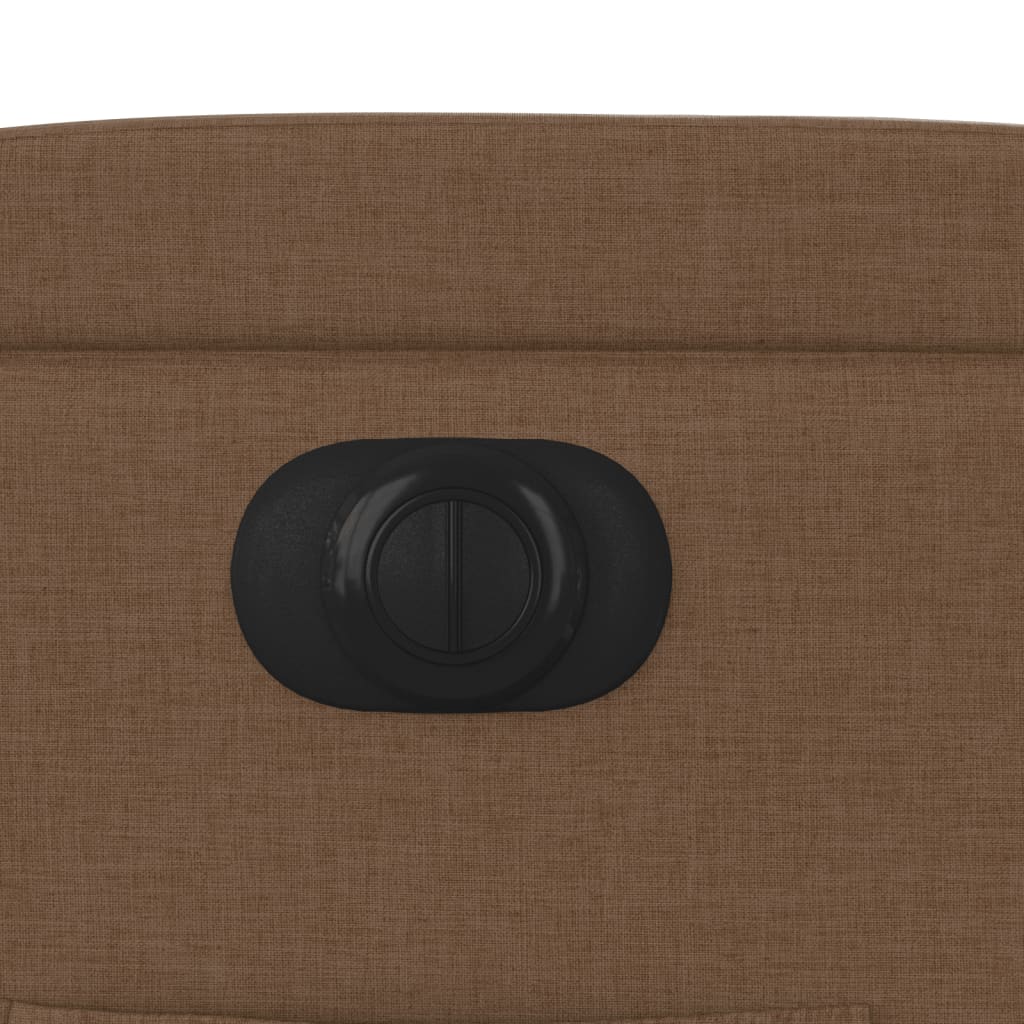 Fauteuil Verstelbaar Elektrisch Stof Bruin Nee Elektrisch verstelbaar