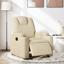 Fauteuil Verstelbaar Elektrisch Stof Kleurig Crème Nee Elektrisch verstelbaar