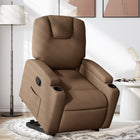 Riser recliner fabric brown