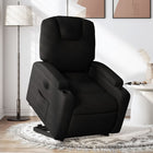 Electric Recliner Chair, Black Fabric