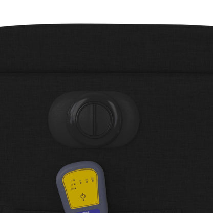 Sta-Op-Massagestoel Stof Zwart Ja Elektrisch verstelbaar