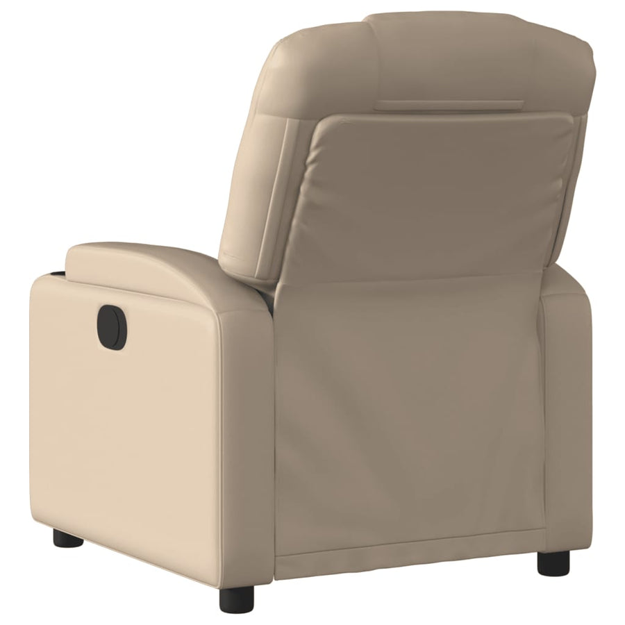 Fauteuil verstelbaar elektrisch kunstleer cappuccinokleurig Nee Elektrisch verstelbaar