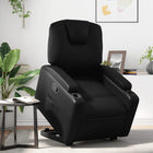 Recliner artificial leather black