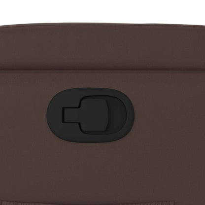 Sta-Op-Fauteuil Verstelbaar Kunstleer Bruin Nee Handmatig verstelbaar