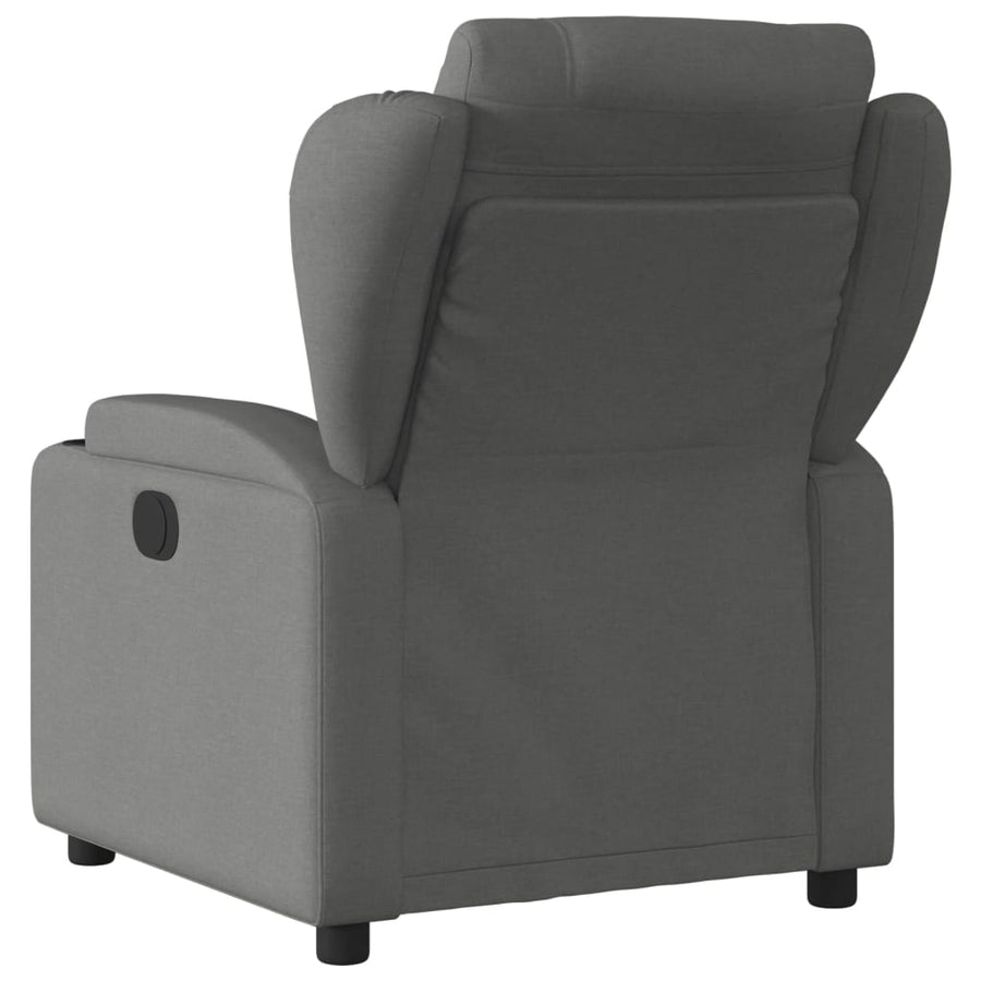 Fauteuil elektrisch verstelbaar stof donkergrijs Nee Elektrisch verstelbaar