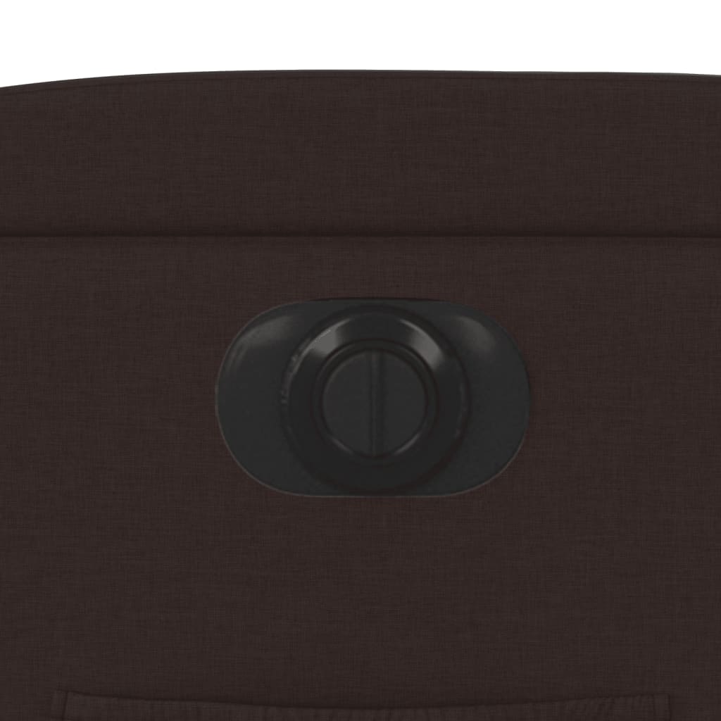 Fauteuil Verstelbaar Elektrisch Stof Donkerbruin Nee Elektrisch verstelbaar