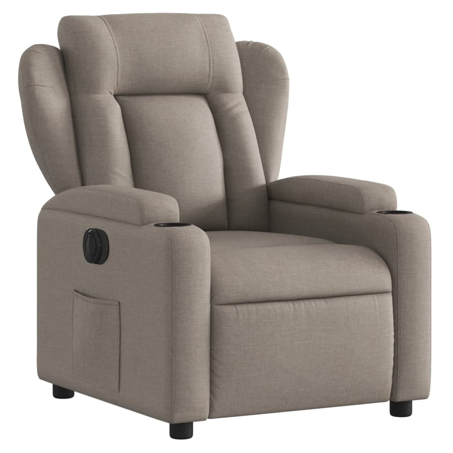 Fauteuil Verstelbaar Elektrisch Stof Taupe Nee Elektrisch verstelbaar