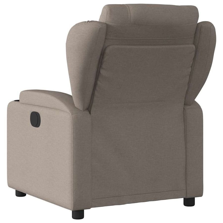 Massagestoel elektrisch verstelbaar stof taupe