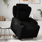 Recliner artificial leather black