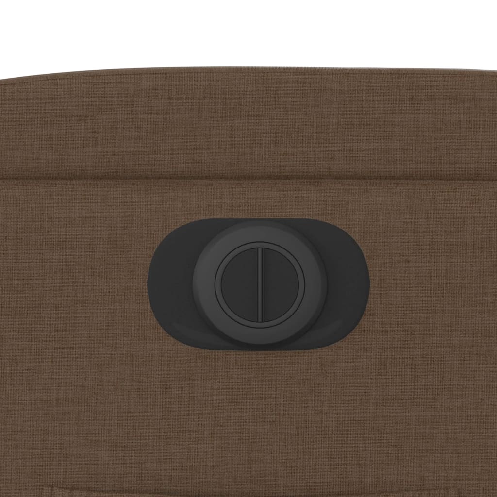 Fauteuil Verstelbaar Elektrisch Stof Bruin Nee Elektrisch verstelbaar