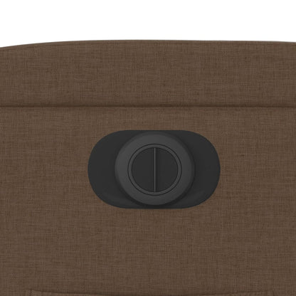 Fauteuil Verstelbaar Elektrisch Stof Bruin Nee Elektrisch verstelbaar