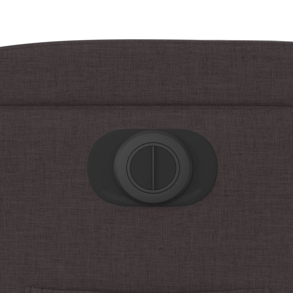 Fauteuil Verstelbaar Elektrisch Stof Donkerbruin Nee Elektrisch verstelbaar