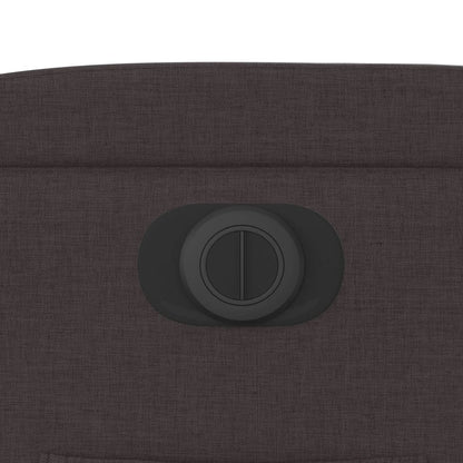 Fauteuil Verstelbaar Elektrisch Stof Donkerbruin Nee Elektrisch verstelbaar