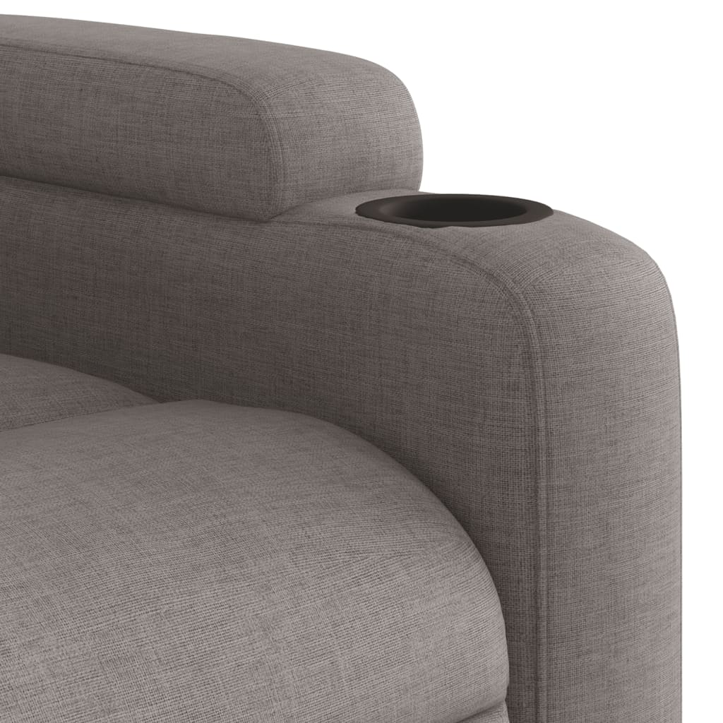 Fauteuil Verstelbaar Elektrisch Stof Taupe Nee Elektrisch verstelbaar