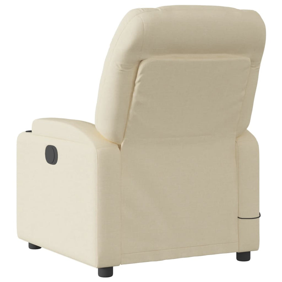 Massagestoel Stof Kleurig Crème Ja Elektrisch verstelbaar