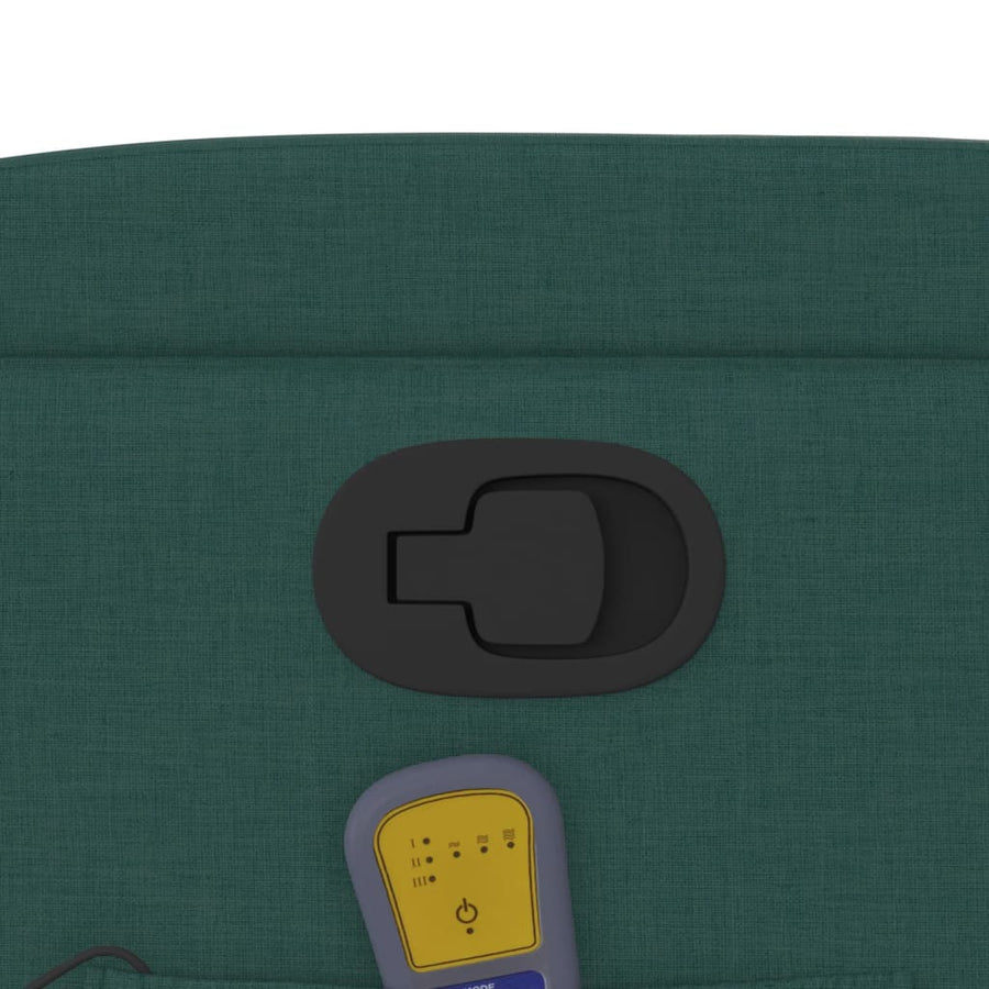 Sta-Op-Massagestoel Verstelbaar Stof Donkergroen Ja Handmatig verstelbaar
