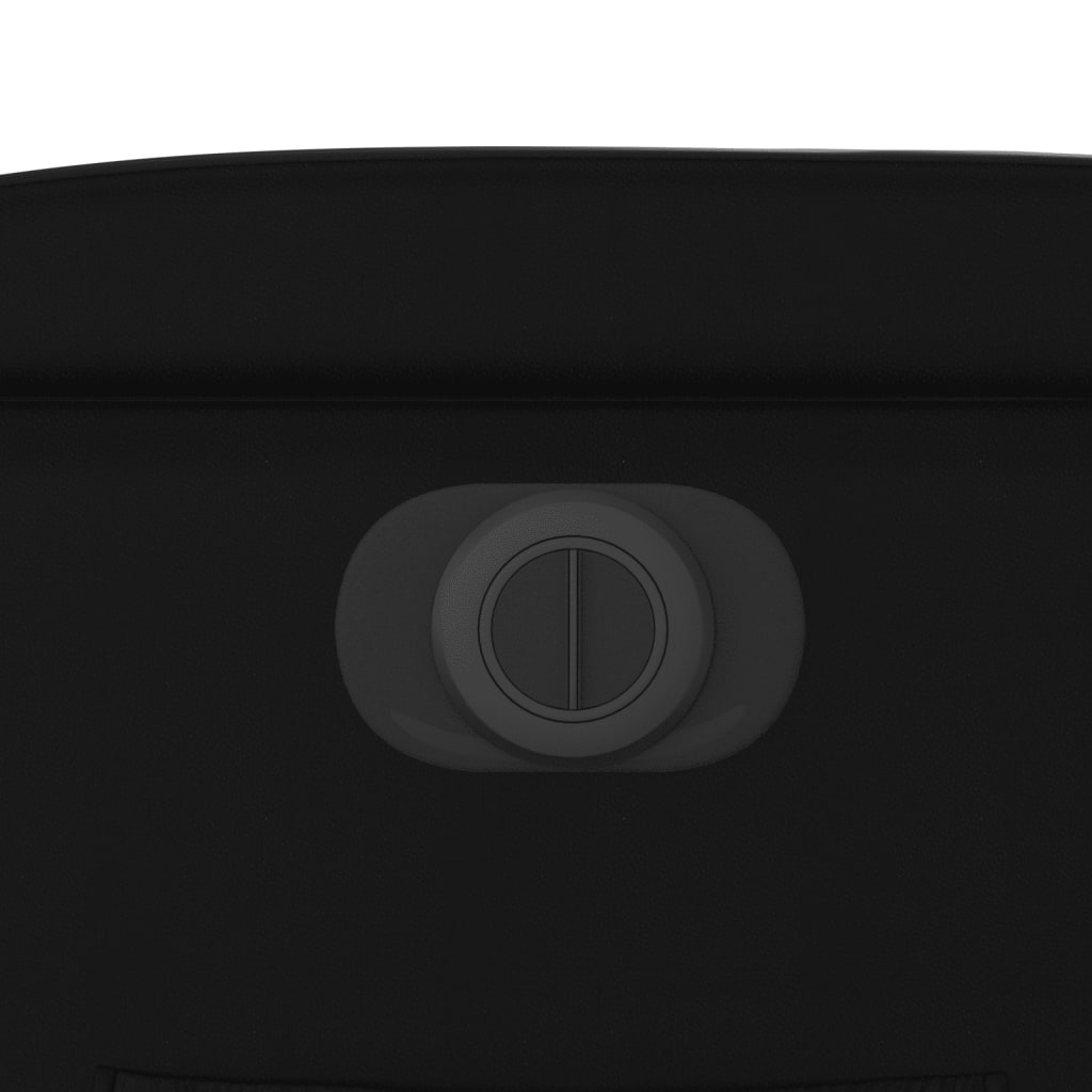 Fauteuil elektrisch verstelbaar kunstleer zwart Nee Elektrisch verstelbaar