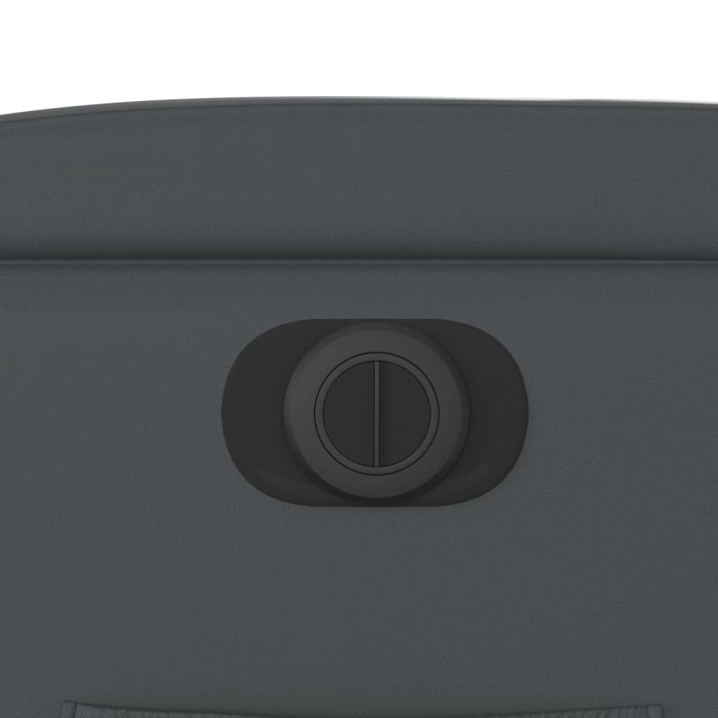 Fauteuil verstelbaar elektrisch kunstleer grijs 1 Nee