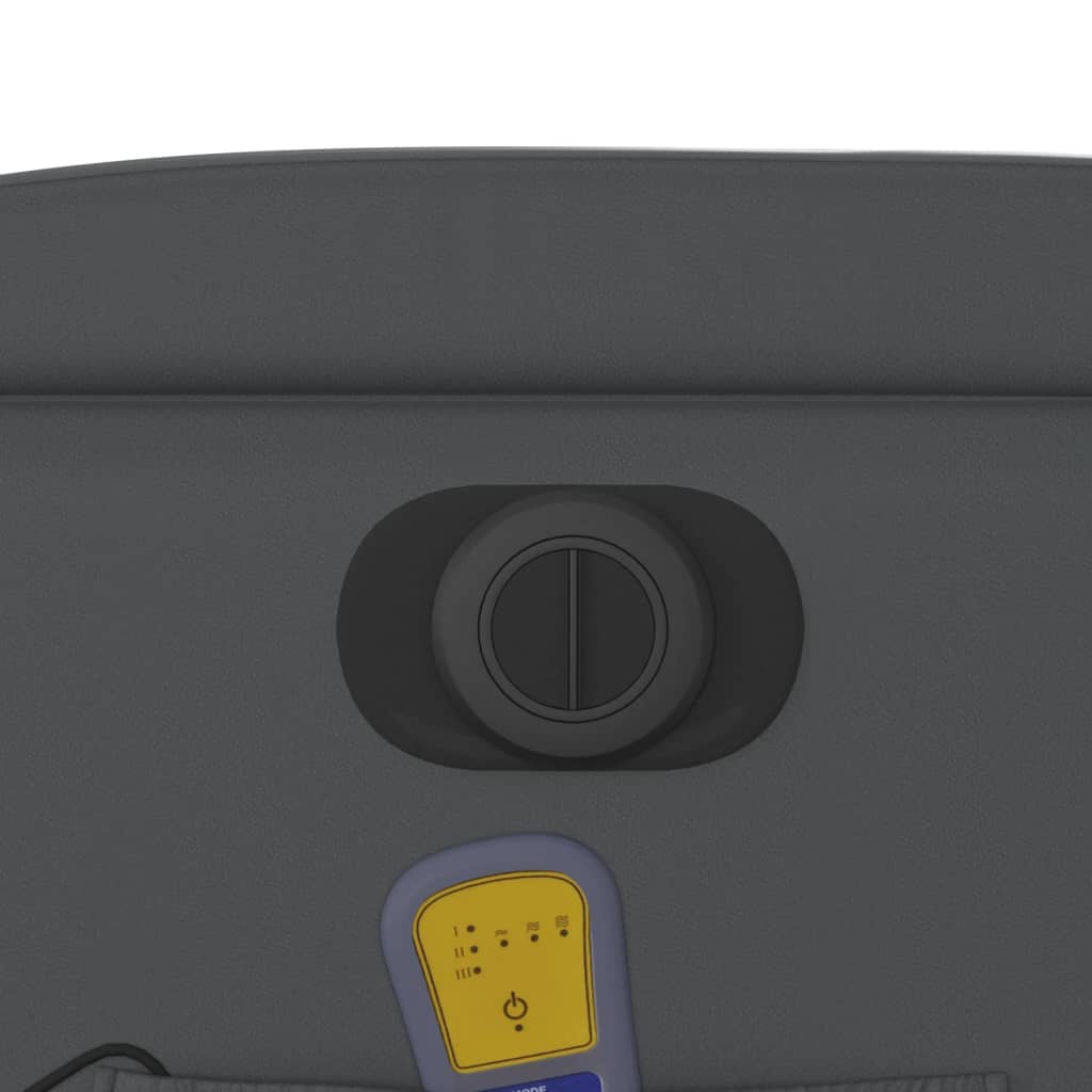 Massagestoel Verstelbaar Elektrisch Kunstleer Grijs Ja Elektrisch verstelbaar