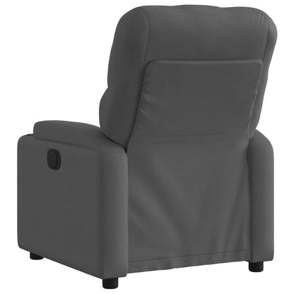 Fauteuil elektrisch verstelbaar stof donkergrijs Nee Elektrisch verstelbaar