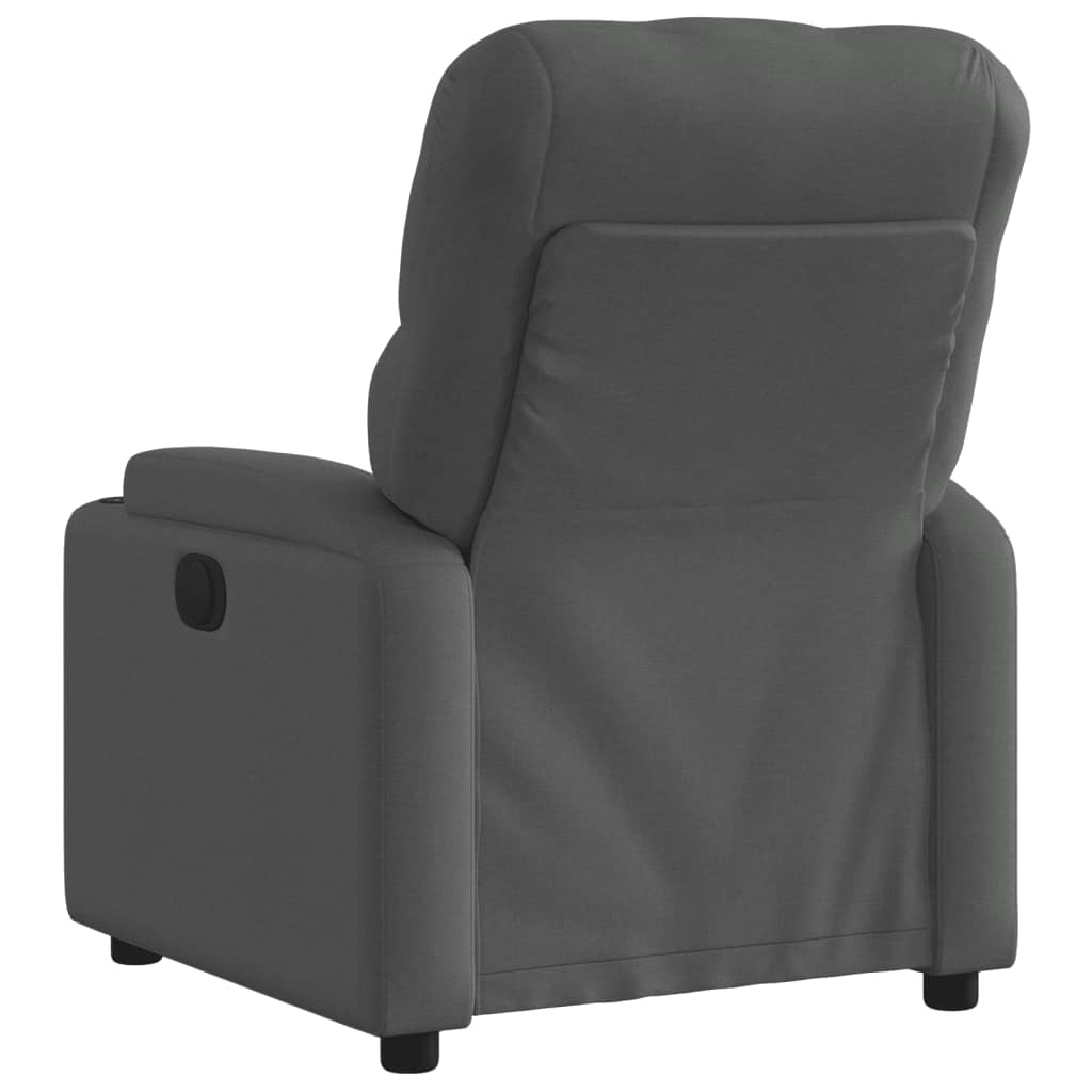 Fauteuil elektrisch verstelbaar stof donkergrijs Nee Elektrisch verstelbaar