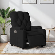 Recliner electric fabric black