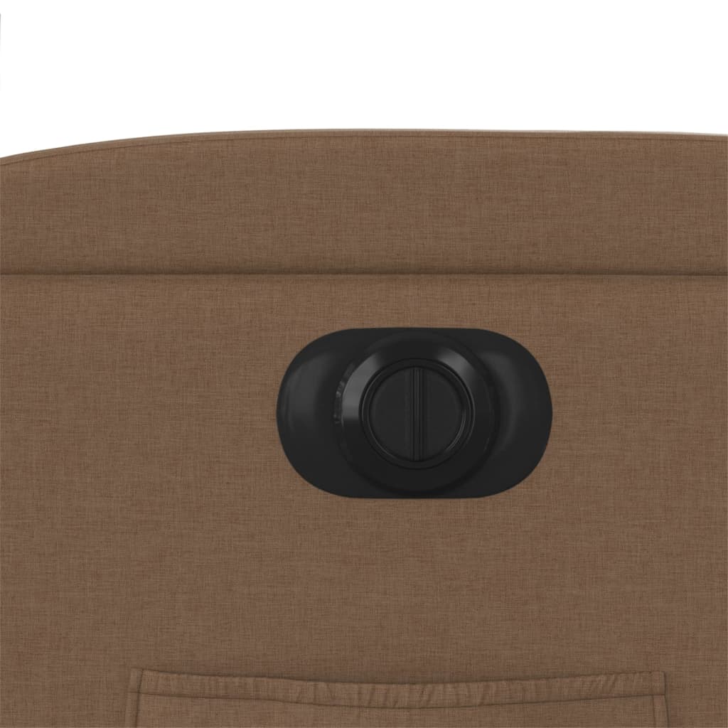 Fauteuil Verstelbaar Elektrisch Stof Bruin Nee Elektrisch verstelbaar