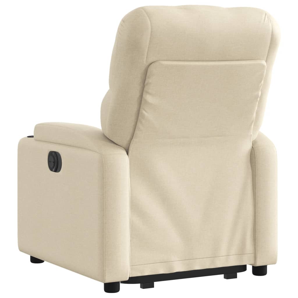 Sta-Op-Stoel Verstelbaar Stof Kleurig Crème Nee Handmatig verstelbaar