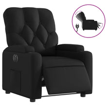 Fauteuil elektrisch verstelbaar kunstleer zwart Nee Elektrisch verstelbaar