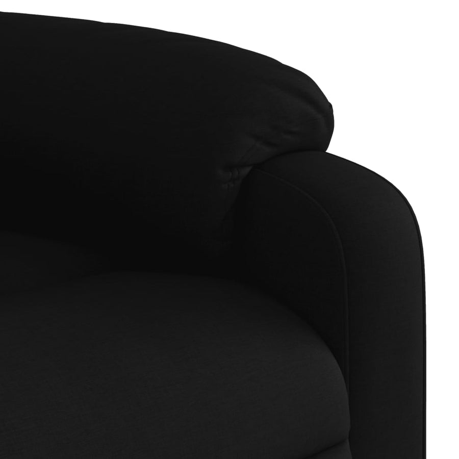 Fauteuil verstelbaar elektrisch stof zwart Nee Elektrisch verstelbaar