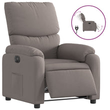 Fauteuil verstelbaar elektrisch stof taupe Nee Elektrisch verstelbaar