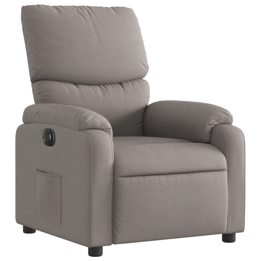 Fauteuil verstelbaar elektrisch stof taupe Nee Elektrisch verstelbaar