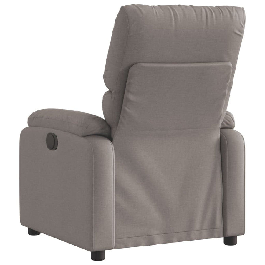 Fauteuil verstelbaar elektrisch stof taupe Nee Elektrisch verstelbaar