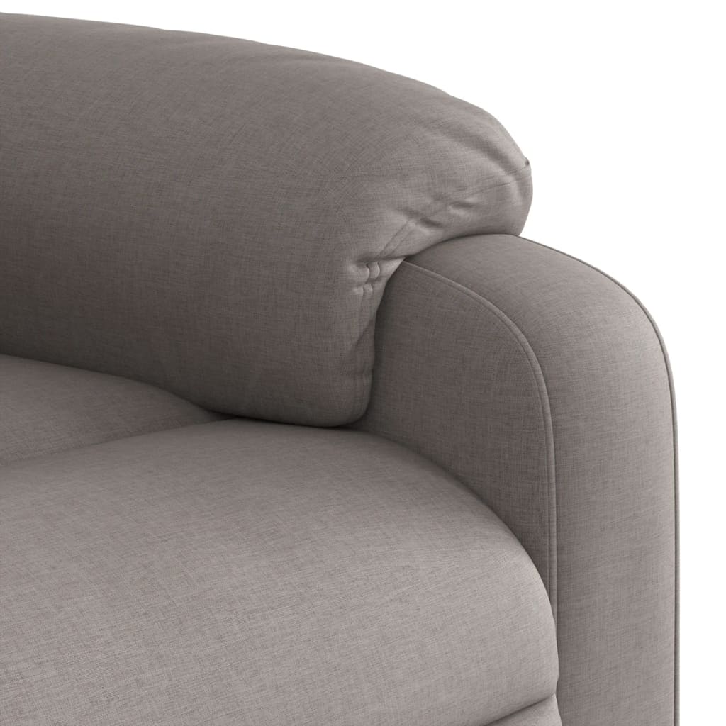 Fauteuil verstelbaar elektrisch stof taupe Nee Elektrisch verstelbaar