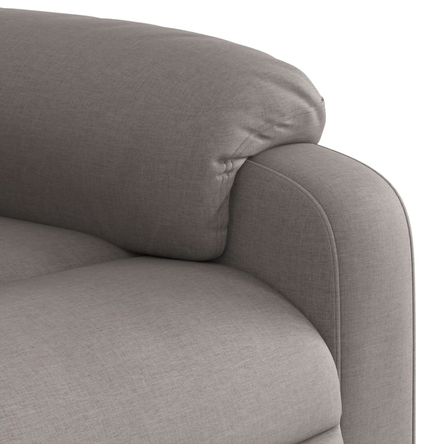 Fauteuil verstelbaar elektrisch stof taupe Nee Elektrisch verstelbaar