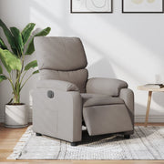 Fauteuil elektrisch verstelbaar stof taupe