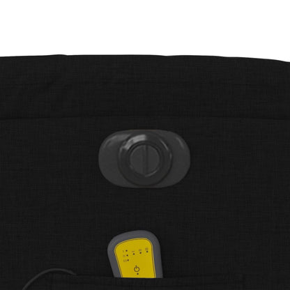 Massagestoel Stof Zwart Ja Elektrisch verstelbaar