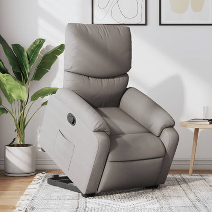 Sta-Op-Massagestoel Verstelbaar Stof Taupe