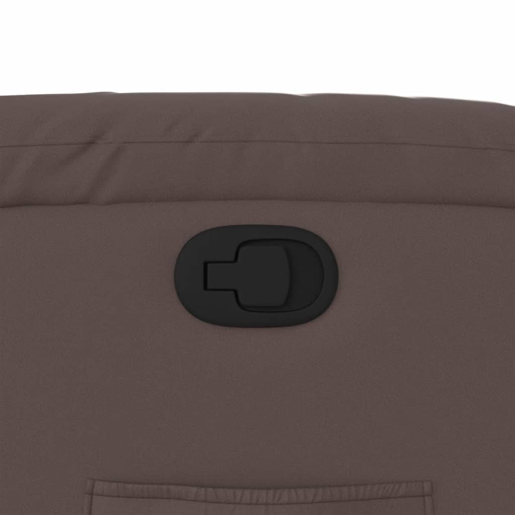 Sta-Op-Fauteuil Verstelbaar Kunstleer Bruin Nee Handmatig verstelbaar