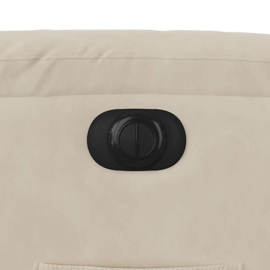 Fauteuil Microvezelstof Beige Nee Elektrisch verstelbaar